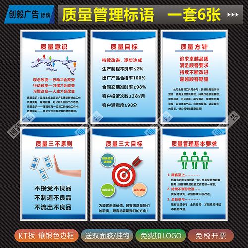 品质铸就未来——刘不丁企业质量管理标语与宣传标识